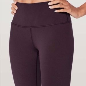 Lululemon Burgandy/ Purple Align Leggings 28”